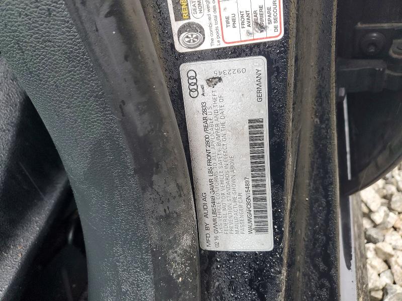 Aukcja sprzedaży 2016 Audi A7, vin: WAUWGAFC8GN154897, numer aukcji: 52055146