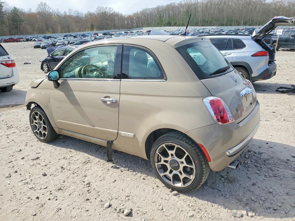 51333046 :رقم المزاد ، 3C3CFFCR7CT118230 vin ، 2012 Fiat 500 مزاد بيع