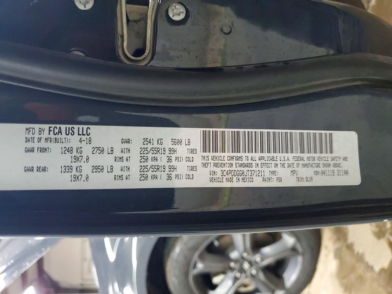 Aukcja sprzedaży 2018 Dodge Journey, vin: 3C4PDDGG0JT371211, numer aukcji: 49611846