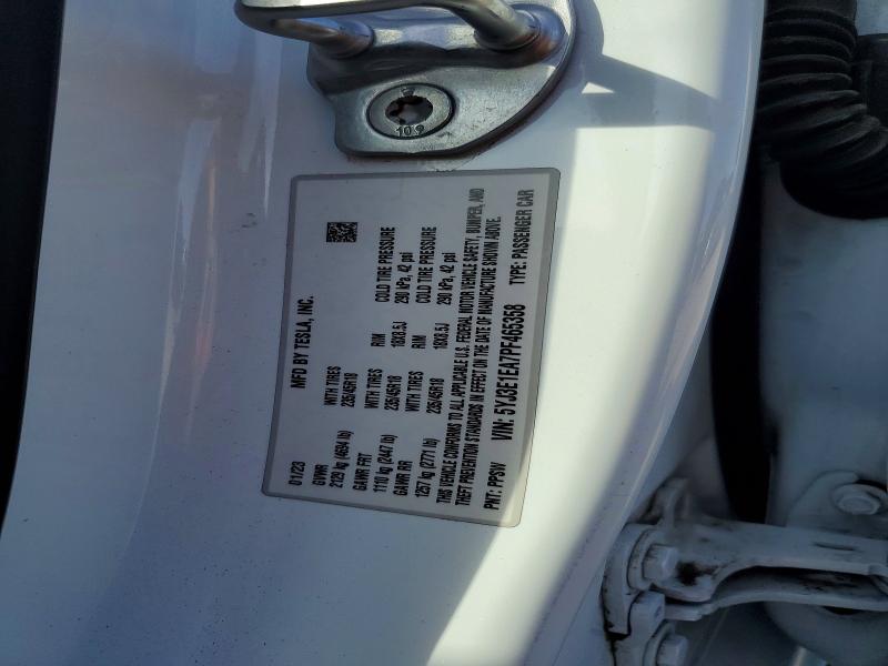 Aukcja sprzedaży 2023 Tsmr Model S, vin: 5YJ3E1EA7PF465358, numer aukcji: 49472966