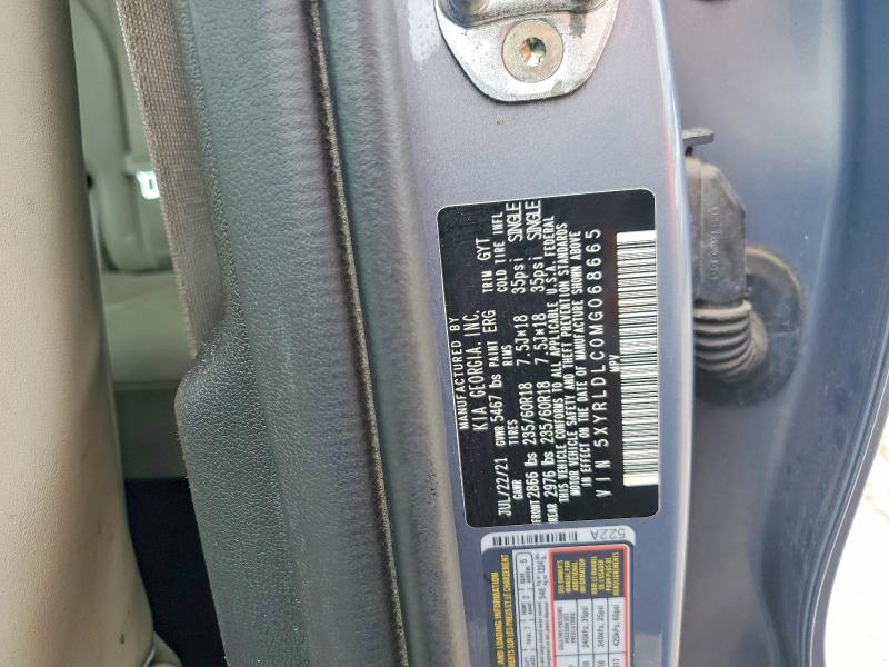 Продаж на аукціоні авто 2021 Kia Sorento, vin: 5XYRLDLC0MG068665, номер лоту: 49761846