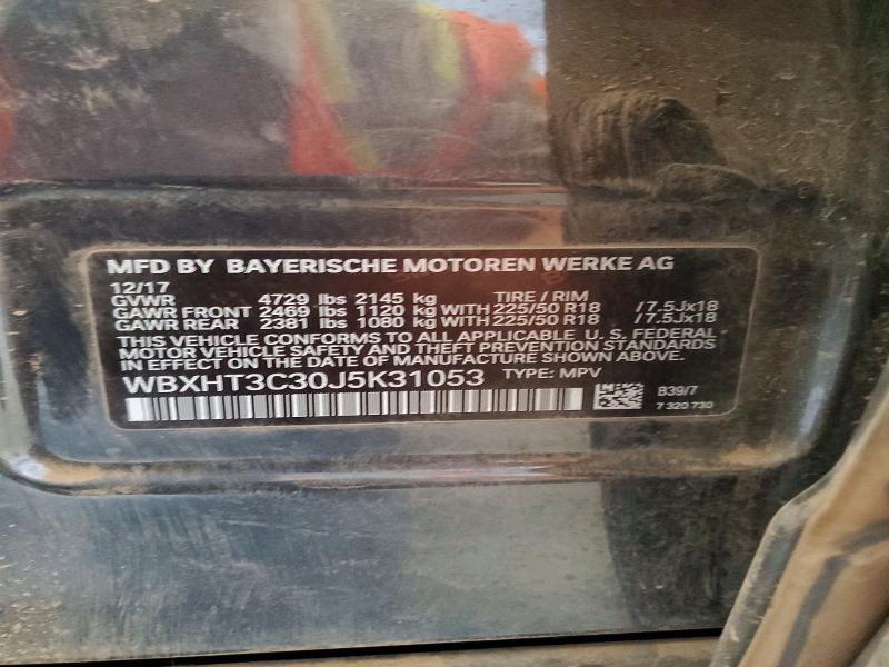 Продажа на аукционе авто 2018 Bmw X1, vin: WBXHT3C30J5K31053, номер лота: 50303566