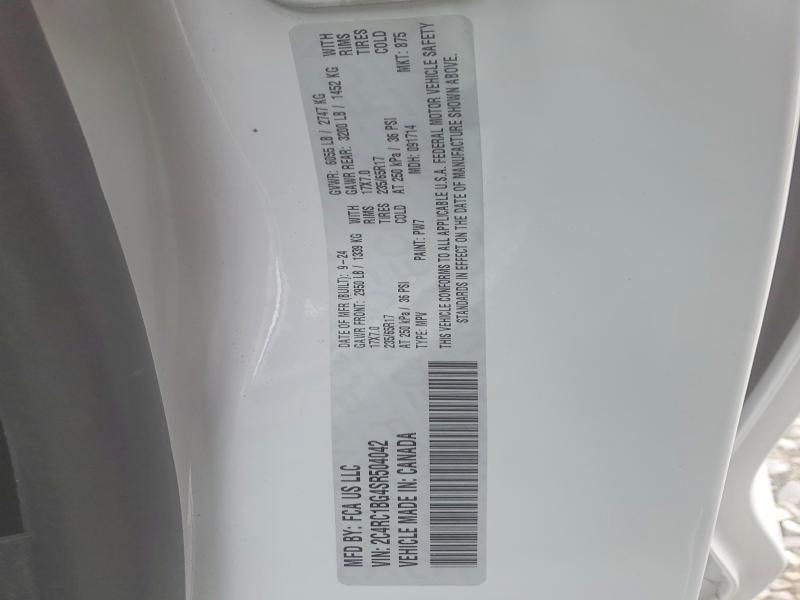 51670446 :رقم المزاد ، 2C4RC1BG4SR504042 vin ، 2025 Chrysler Pacifica مزاد بيع