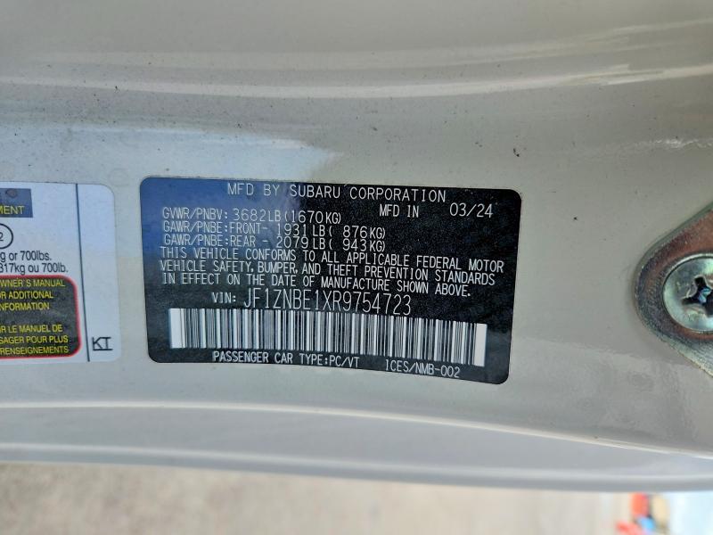 Продажа на аукционе авто 2024 Toyota Gr86, vin: JF1ZNBE1XR9754723, номер лота: 48588966