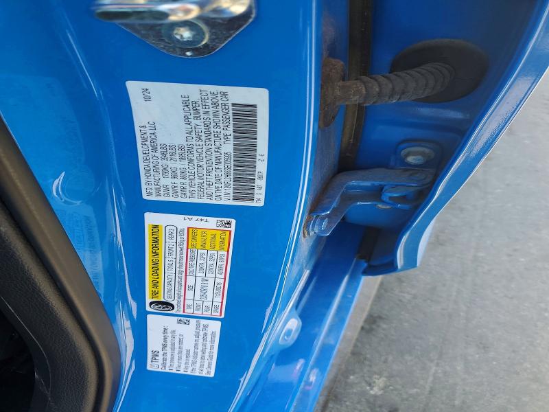Aukcja sprzedaży 2025 Honda Civic, vin: 19XFL2H86SE005995, numer aukcji: 50352586