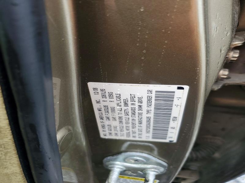 Aukcja sprzedaży 2009 Honda Accord, vin: 1HGCP26829A086485, numer aukcji: 50337816