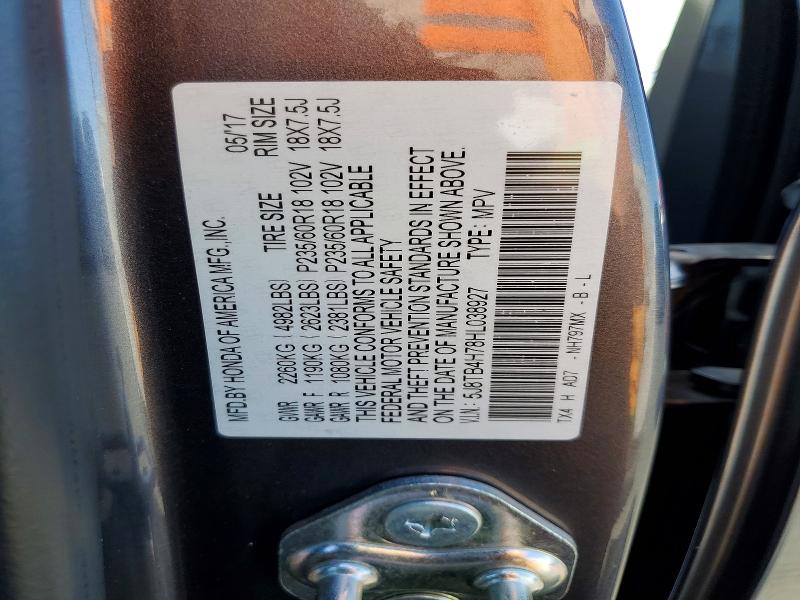 Aukcja sprzedaży 2017 Acura Rdx, vin: 5J8TB4H78HL038927, numer aukcji: 50295126
