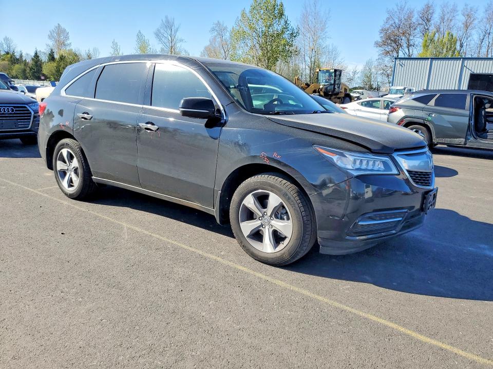 49122576 :رقم المزاد ، 5FRYD4H20GB002460 vin ، 2016 Acura Mdx مزاد بيع