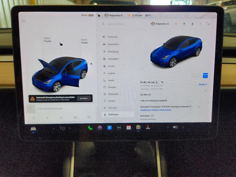 50419916 :رقم المزاد ، 5YJYGDEE2LF026616 vin ، 2020 Tesla Model Y مزاد بيع