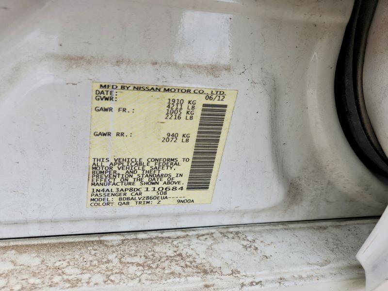 Aukcja sprzedaży 2013 Nissan Altima, vin: 1N4AL3AP8DC110684, numer aukcji: 49464006