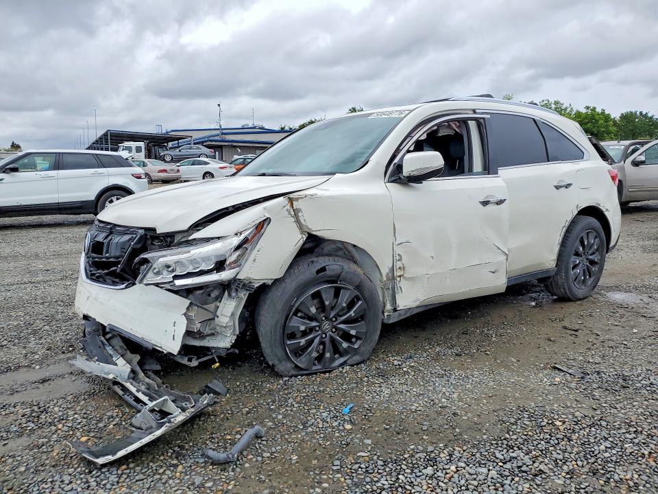 50848776 :رقم المزاد ، 5FRYD4H48GB037524 vin ، 2016 Acura Mdx مزاد بيع