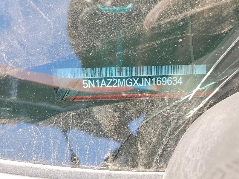 Aukcja sprzedaży 2018 Nissan Murano, vin: 5N1AZ2MGXJN169634, numer aukcji: 50780676