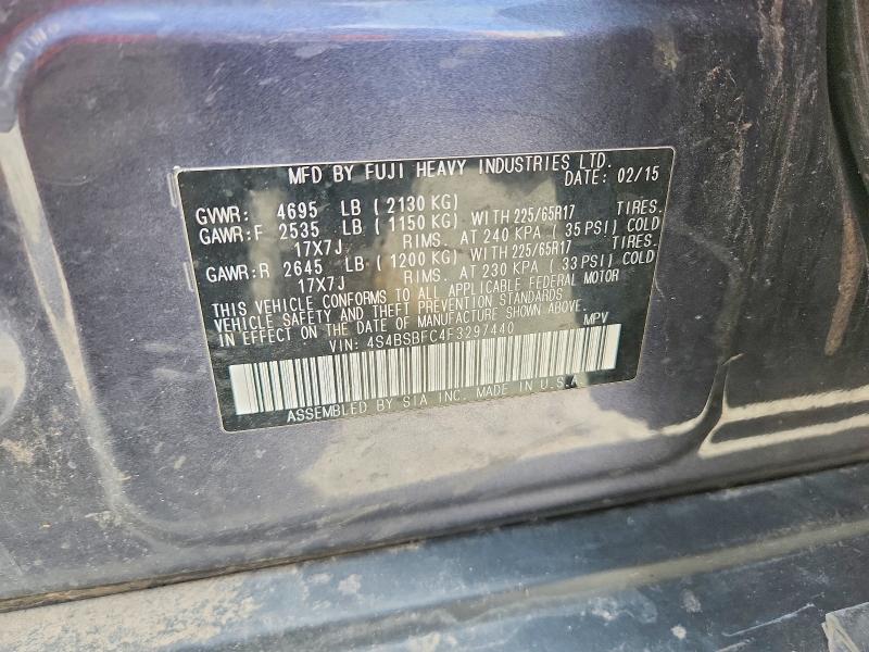 51308246 :رقم المزاد ، 4S4BSBFC4F3297440 vin ، 2015 Subaru Outback مزاد بيع