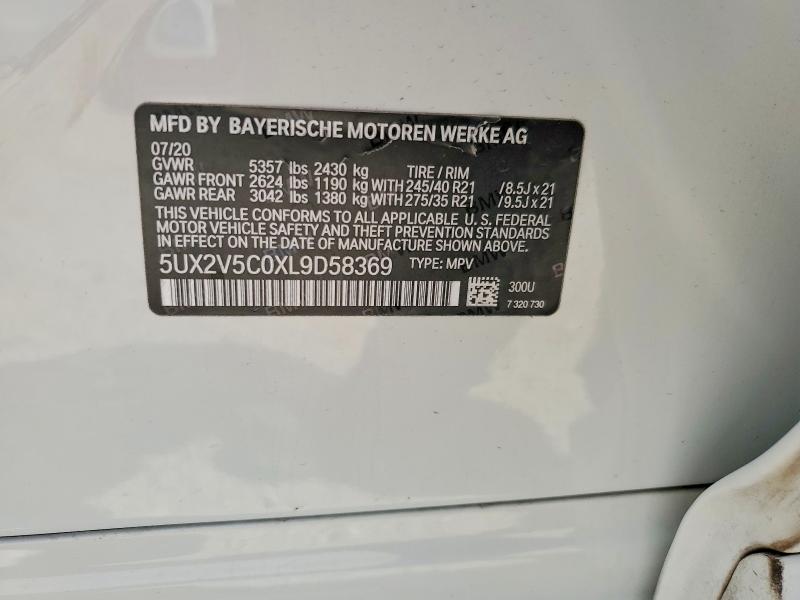Продажа на аукционе авто 2020 Bmw X4, vin: 5UX2V5C0XL9D58369, номер лота: 49909946
