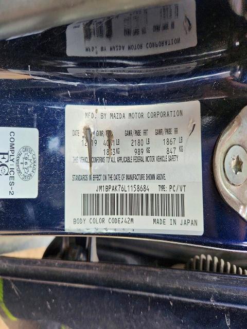 Aukcja sprzedaży 2020 Mazda 3, vin: JM1BPAK76L1158684, numer aukcji: 48144936