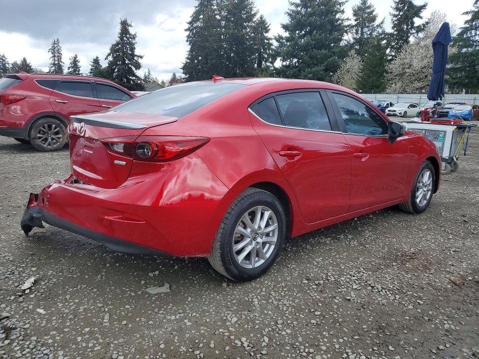 50141176 :رقم المزاد ، JM1BM1W78G1336233 vin ، 2016 Mazda 3 مزاد بيع