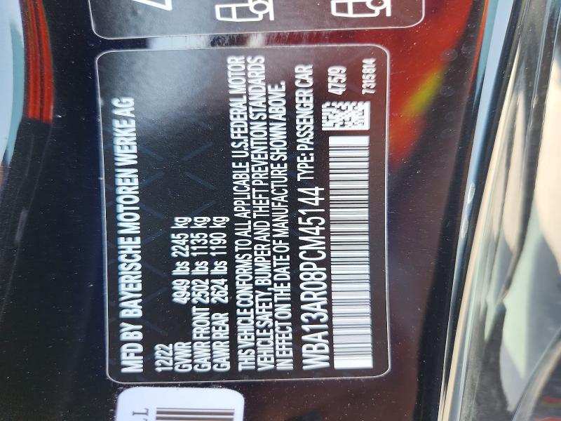 Продаж на аукціоні авто 2023 Bmw M440xi, vin: WBA13AR08PCM45144, номер лоту: 51351126