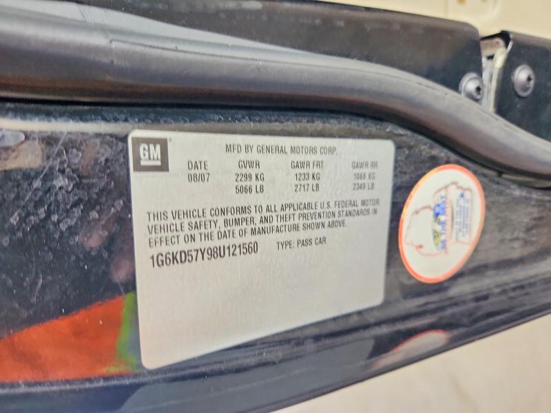 Продаж на аукціоні авто 2008 Cadillac Dts, vin: 1G6KD57Y98U121560, номер лоту: 51791326