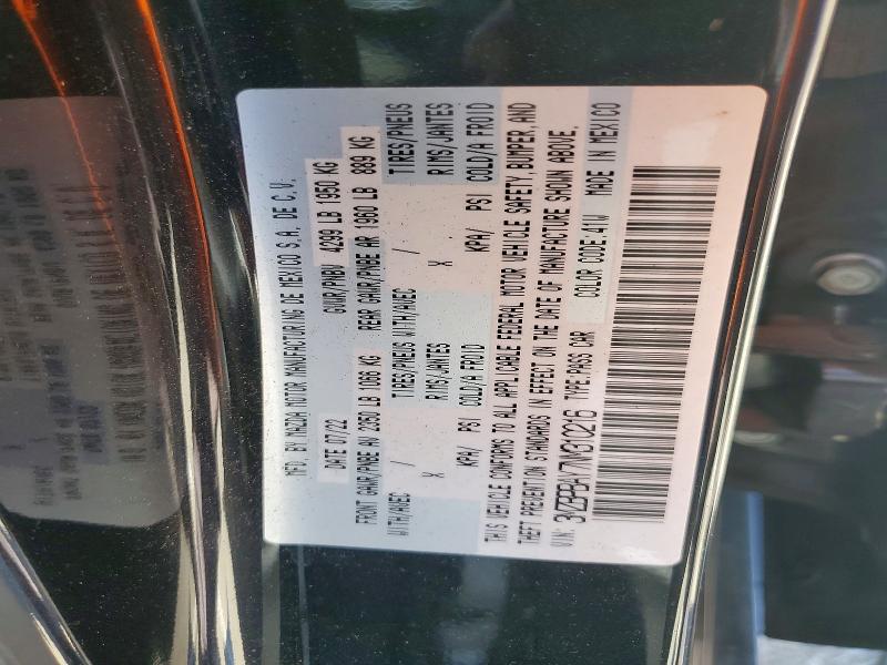 Aukcja sprzedaży 2022 Mazda 3, vin: 3MZBPBAY7NM310216, numer aukcji: 49786976