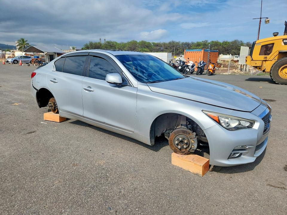 2014 Infiniti Q50 მანქანა იყიდება აუქციონზე, vin: JN1BV7AP1EM689158, აუქციონის ნომერი: 50177546