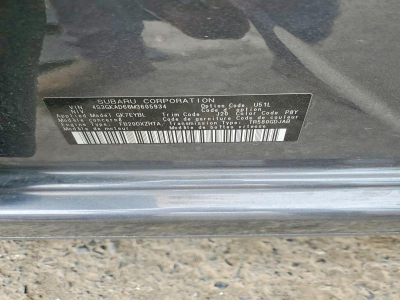 Aukcja sprzedaży 2021 Subaru Impreza, vin: 4S3GKAD66M3605934, numer aukcji: 51346326