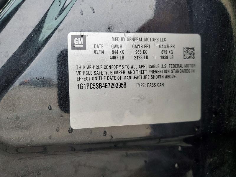 Продаж на аукціоні авто 2014 Chevrolet Cruze, vin: 1G1PC5SB4E7293958, номер лоту: 51207146