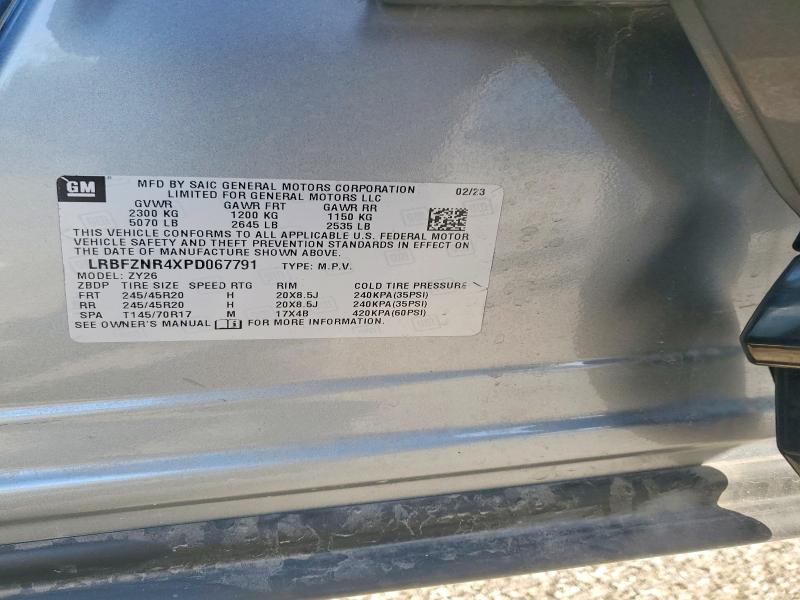 Aukcja sprzedaży 2023 Buick Envision, vin: LRBFZNR4XPD067791, numer aukcji: 50561726