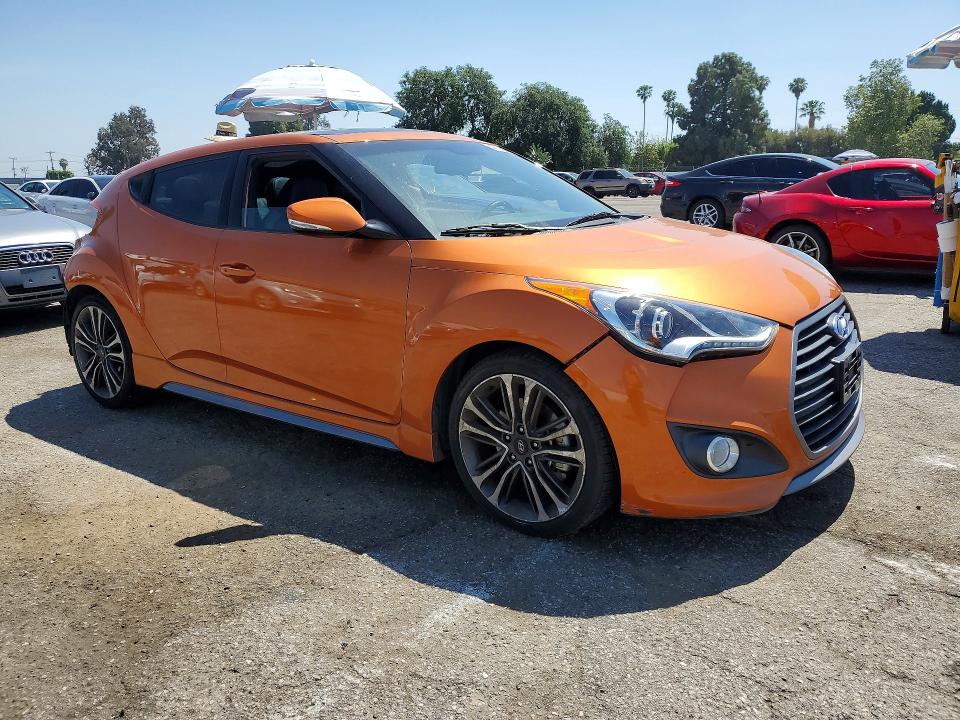 48704306 :رقم المزاد ، KMHTC6AE6GU254277 vin ، 2016 Hyundai Veloster مزاد بيع