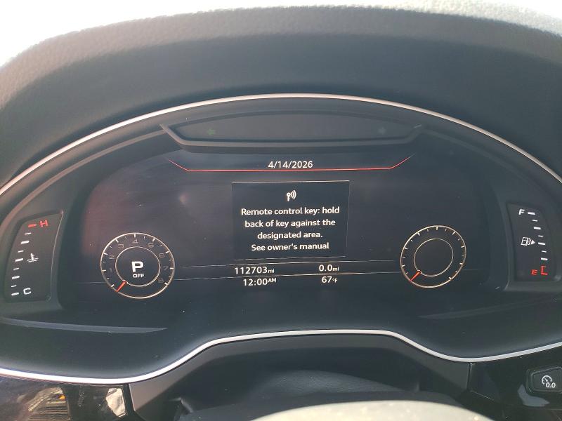 49875876 :رقم المزاد ، WA1VAAF78JD017985 vin ، 2018 Audi Q7 مزاد بيع