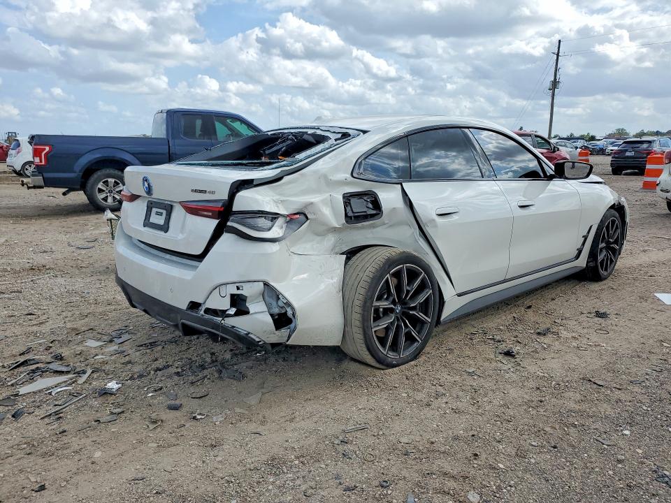 2025 Bmw I4 მანქანა იყიდება აუქციონზე, vin: WBY23HD04SFU90255, აუქციონის ნომერი: 49953846