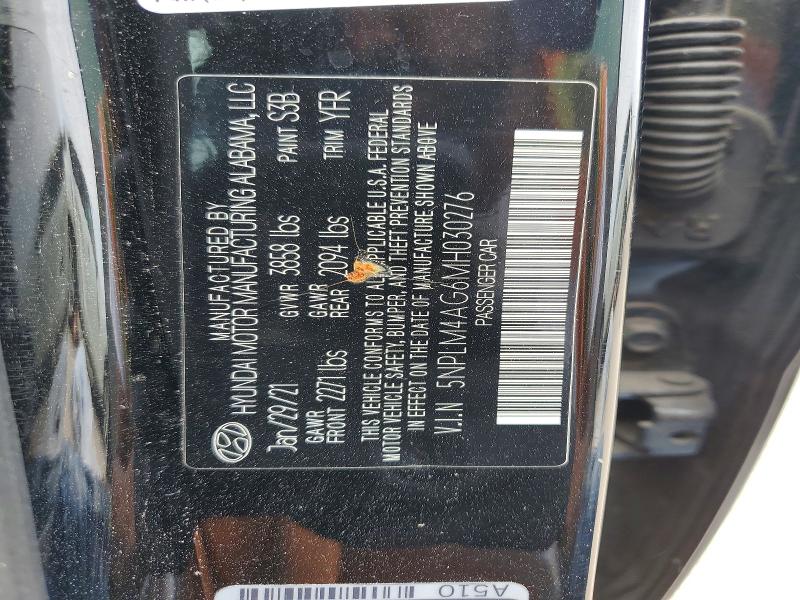 Продажа на аукционе авто 2021 Hyundai Elantra, vin: 5NPLM4AG6MH030276, номер лота: 52063886