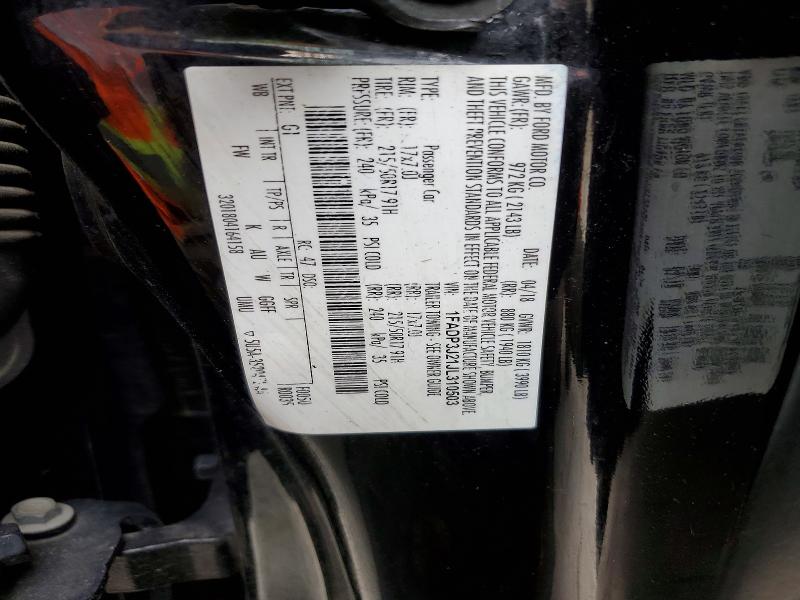 Aukcja sprzedaży 2018 Ford Focus, vin: 1FADP3J21JL310503, numer aukcji: 49905576