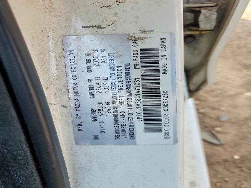 Aukcja sprzedaży 2016 Mazda 6, vin: JM1GJ1V58G1471081, numer aukcji: 50717456