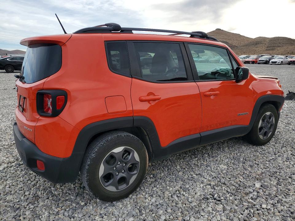 2016 Jeep Renegade მანქანა იყიდება აუქციონზე, vin: ZACCJAAT6GPD86775, აუქციონის ნომერი: 49893816