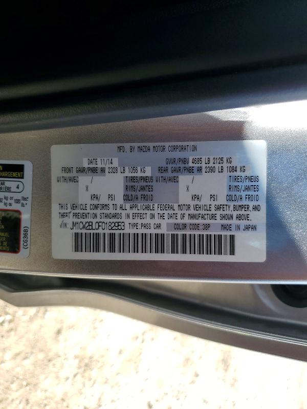 Продаж на аукціоні авто 2015 Mazda 5, vin: JM1CW2BL0F0182953, номер лоту: 50300226
