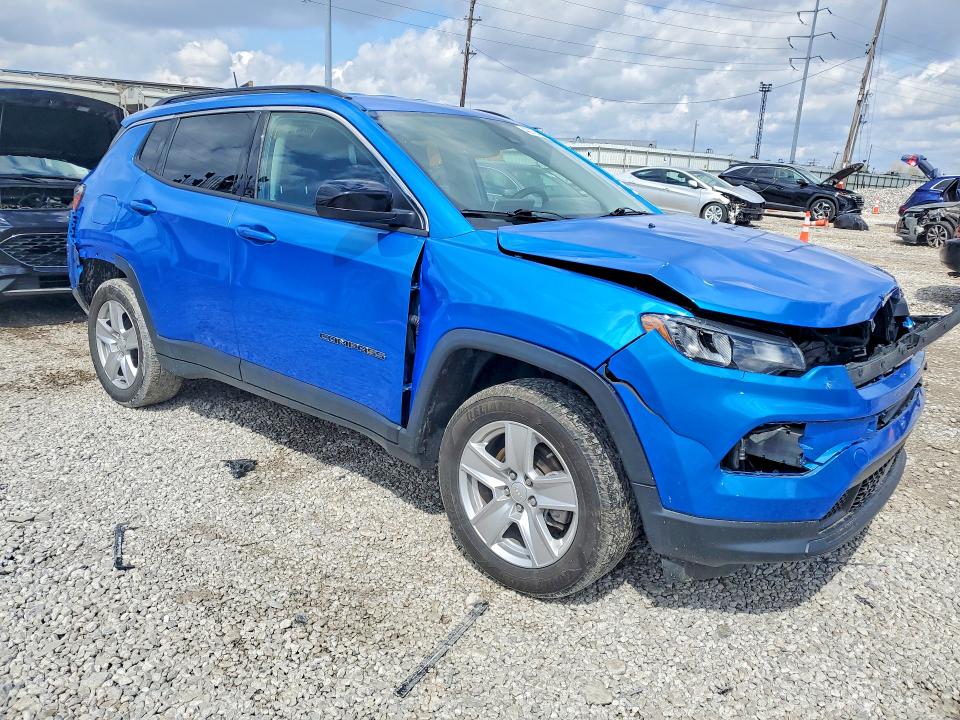 Продажа на аукционе авто 2022 Jeep Compass, vin: 3C4NJDBB6NT216972, номер лота: 48972406