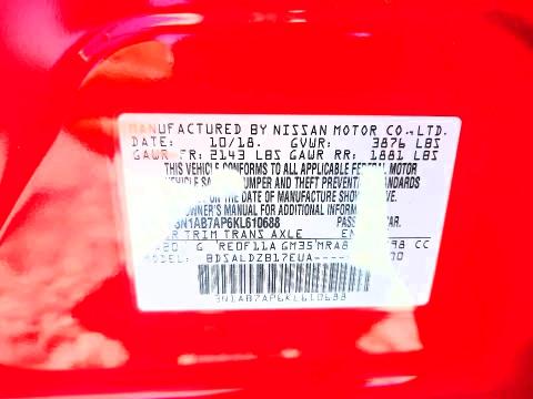 Продажа на аукционе авто 2019 Nissan Sentra, vin: 3N1AB7AP6KL610688, номер лота: 51378576