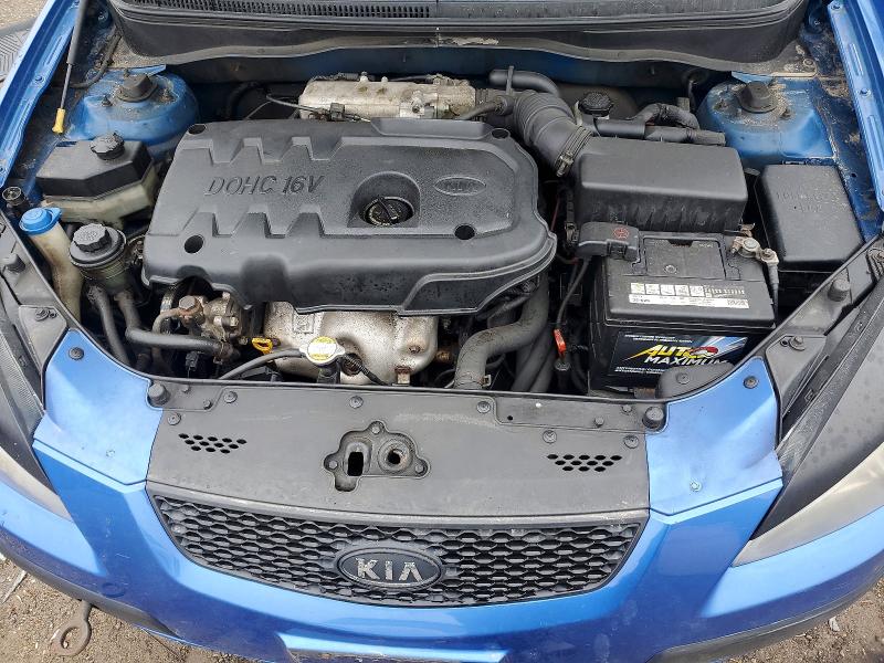2008 Kia Rio Ex 4dr მანქანა იყიდება აუქციონზე, vin: KNADE123786432168, აუქციონის ნომერი: 48398616