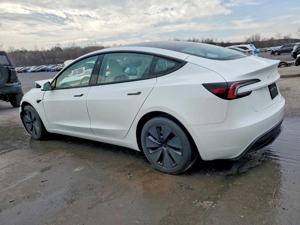 Aukcja sprzedaży 2025 Tesla Model 3, vin: 5YJ3E1EA1SF027766, numer aukcji: 49413806
