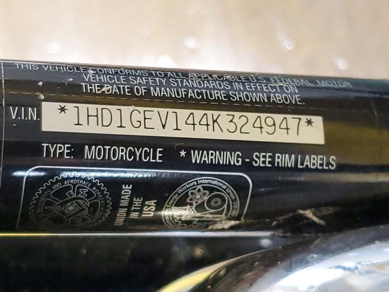 51995576 :رقم المزاد ، 1HD1GEV144K324947 vin ، 2004 Harley-davidson Fxdwg مزاد بيع