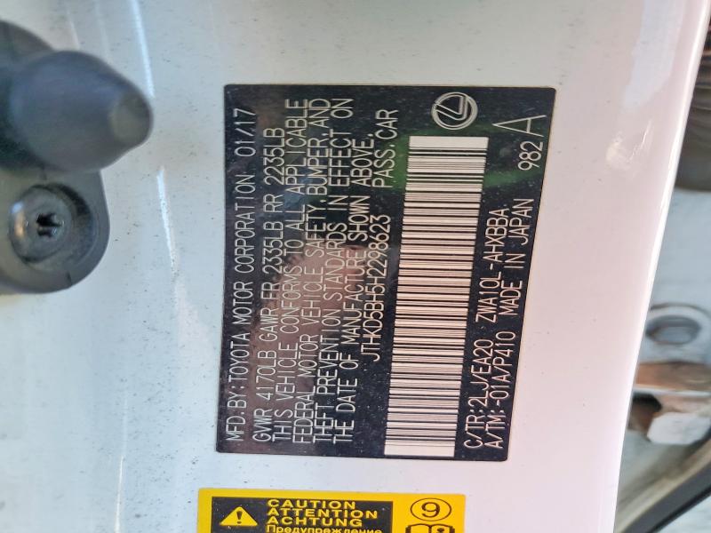 Продажа на аукционе авто 2017 Lexus Ct 200h, vin: JTHKD5BH5H2298623, номер лота: 48562956