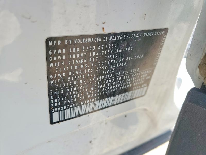 Продаж на аукціоні авто 2020 Volkswagen Tiguan, vin: 3VV3B7AX4LM106031, номер лоту: 49179476