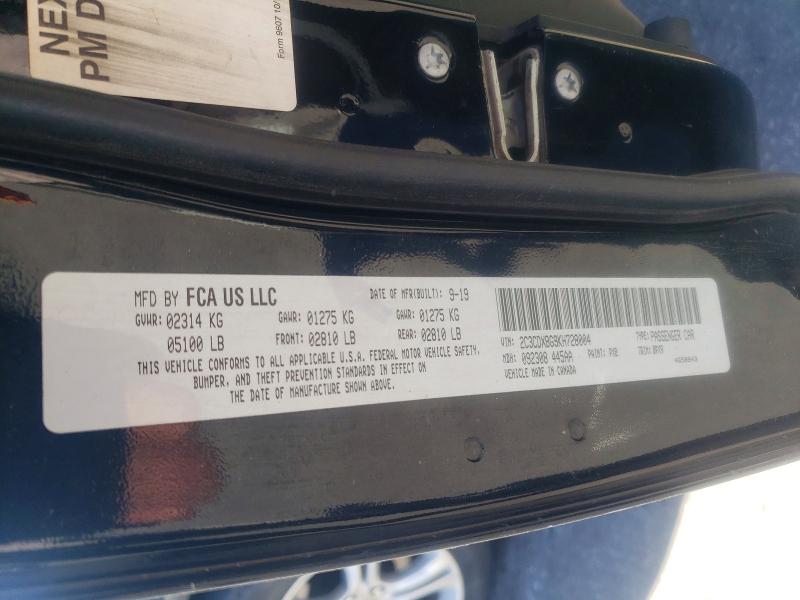 2019 Dodge Charger მანქანა იყიდება აუქციონზე, vin: 2C3CDXBG9KH728004, აუქციონის ნომერი: 49133866