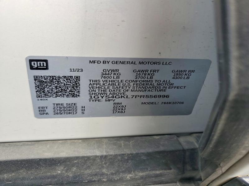 Aukcja sprzedaży 2023 Cadillac Escalade, vin: 1GYS4GKL7PR556996, numer aukcji: 50701896