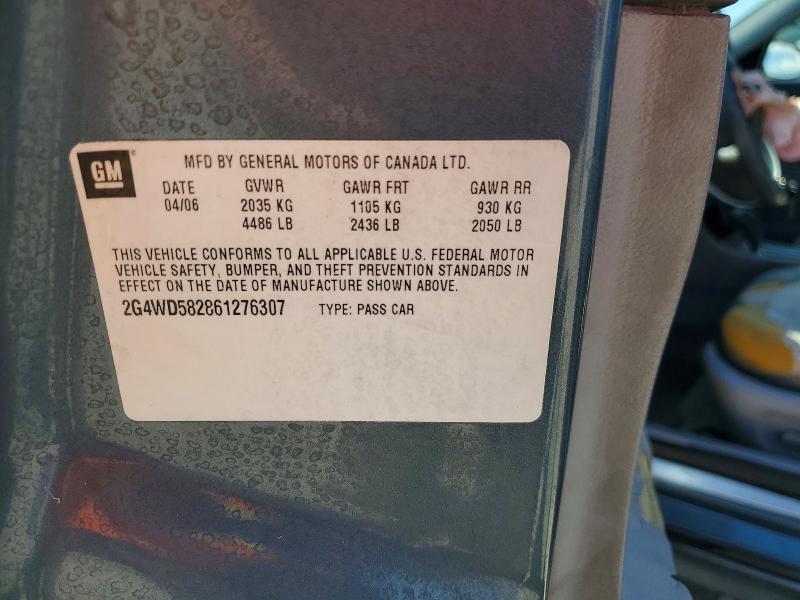 Продажа на аукционе авто 2006 Buick Lacrosse, vin: 2G4WD582861276307, номер лота: 49126756