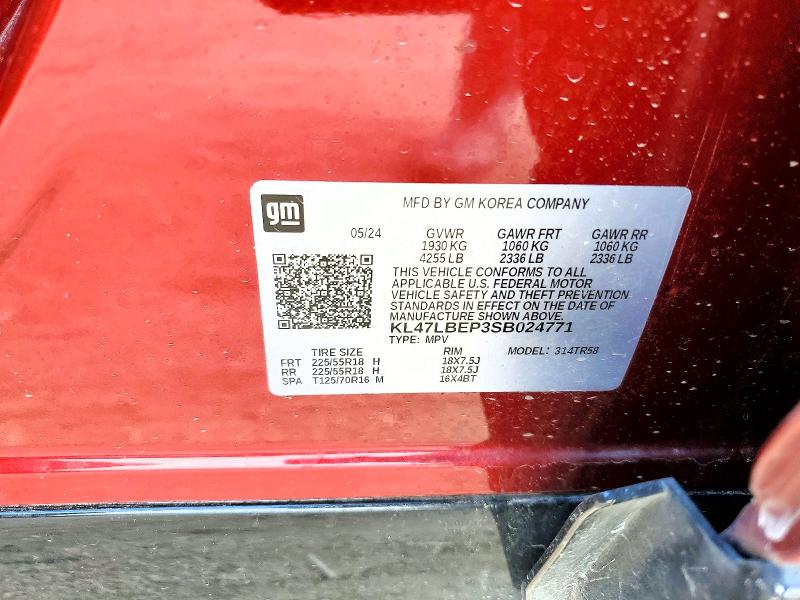 2025 Buick Envista მანქანა იყიდება აუქციონზე, vin: KL47LBEP3SB024771, აუქციონის ნომერი: 51152066