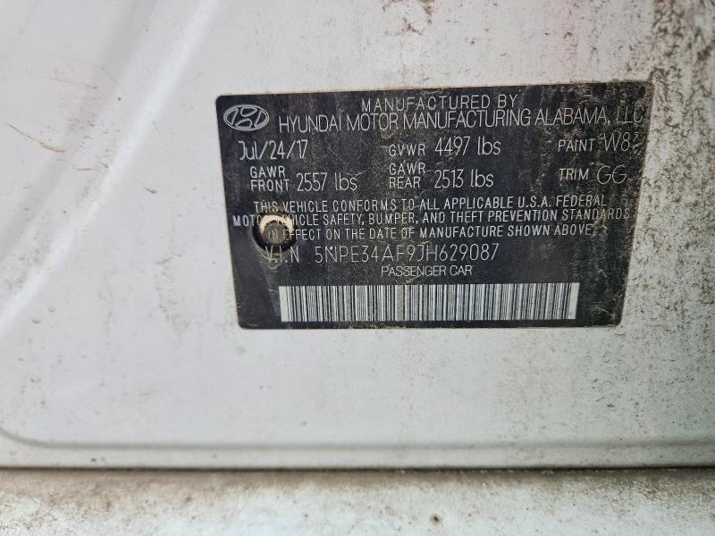 Продажа на аукционе авто 2018 Hyundai Sonata, vin: 5NPE34AF9JH629087, номер лота: 50193086