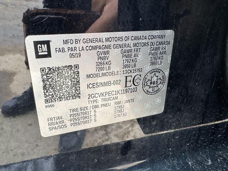 49058696 :رقم المزاد ، 2GCVKPEC1K1197103 vin ، 2019 Chevrolet Silverado Ld مزاد بيع