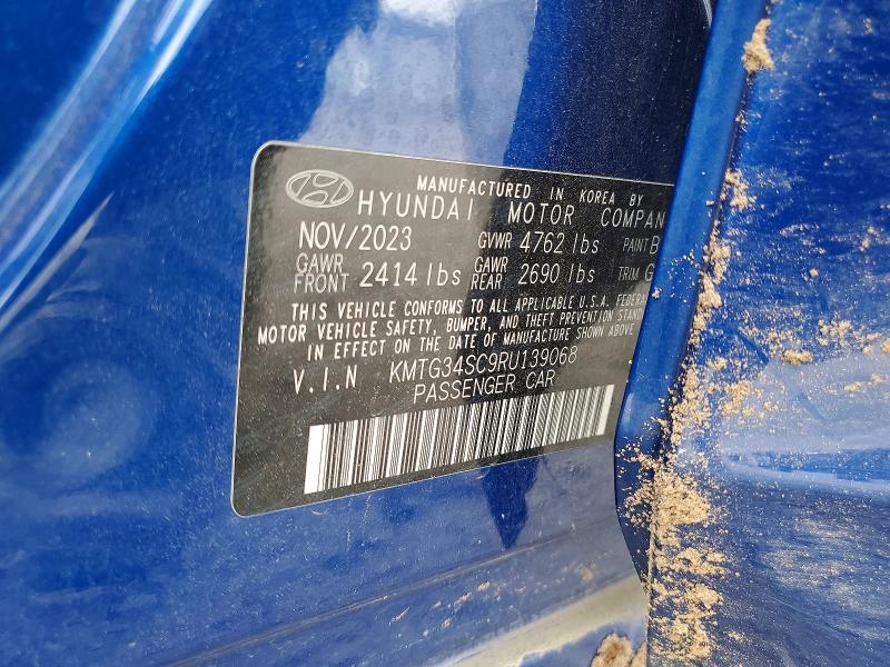 51156976 :رقم المزاد ، KMTG34SC9RU139068 vin ، 2024 Genesis G70 مزاد بيع