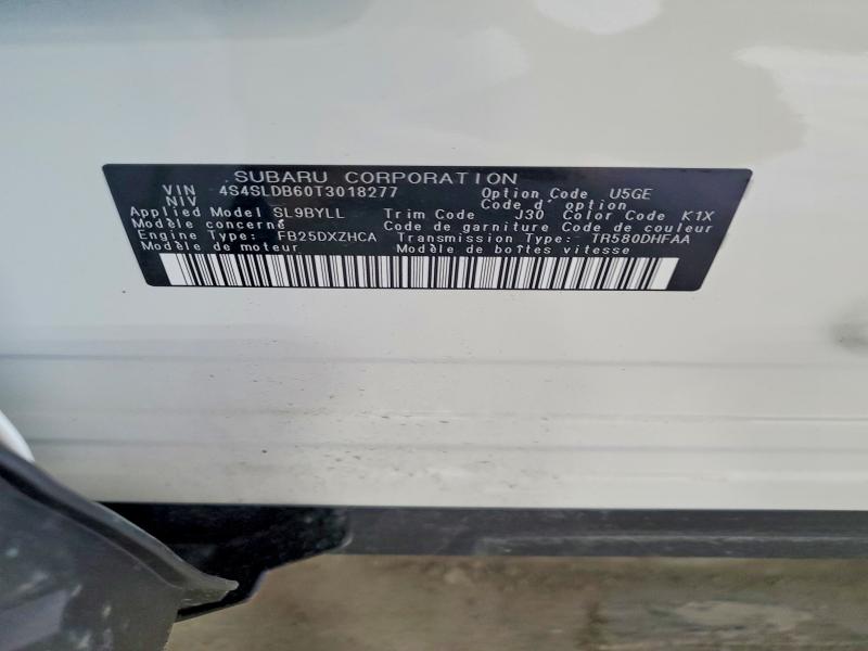 Продаж на аукціоні авто 2026 Subaru Forester, vin: 4S4SLDB60T3018277, номер лоту: 51887366